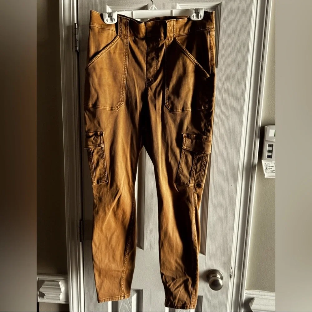 EUC Spanx Skinny cargo twill pants - Picture 3 of 4
